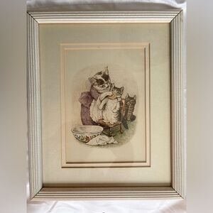 Framed Cat Art Print
